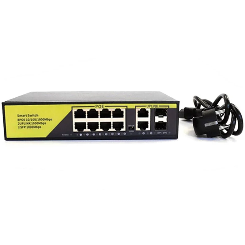 KuWFi  POE  52  10/100/1000 / 8  POE + 2   + 2 802, 3 af/at Ethernet   ip-/ AP