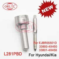 l281pbd original high pressure spray nozzle l281prd fuel nozzles for hyundakia ejbr05501d 33800 4x450 33801 4x450