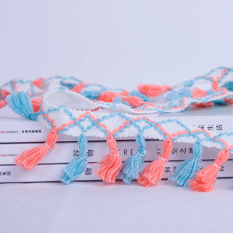 1 ярд кисточки бахрома отделка Ткань кружевная с кисточками для штор Украшение DIY