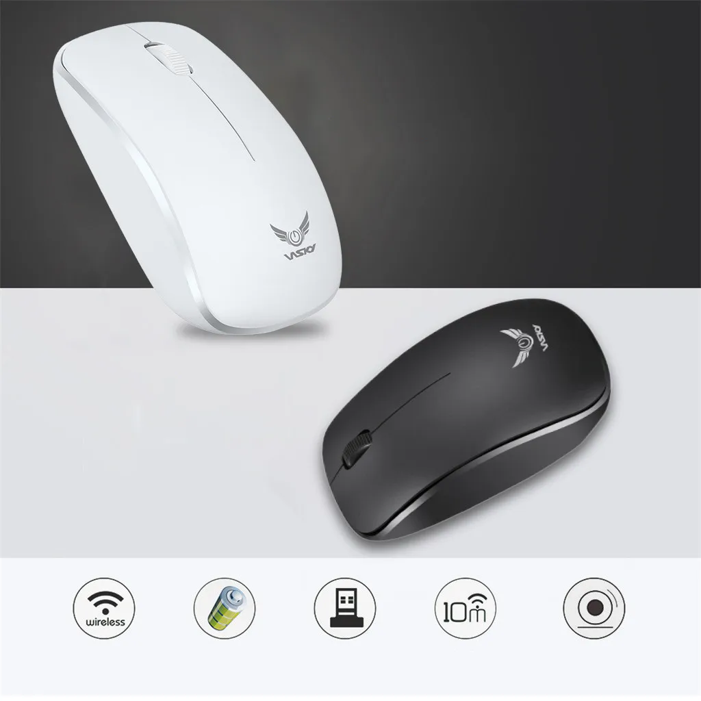 Беспроводная мышь ZERODATE T16, USB-приемник, оптический датчик для ПК, ноутбуков, планшетов, компьютеров, настольных ПК, геймеров, аксессуары для ноутбуков