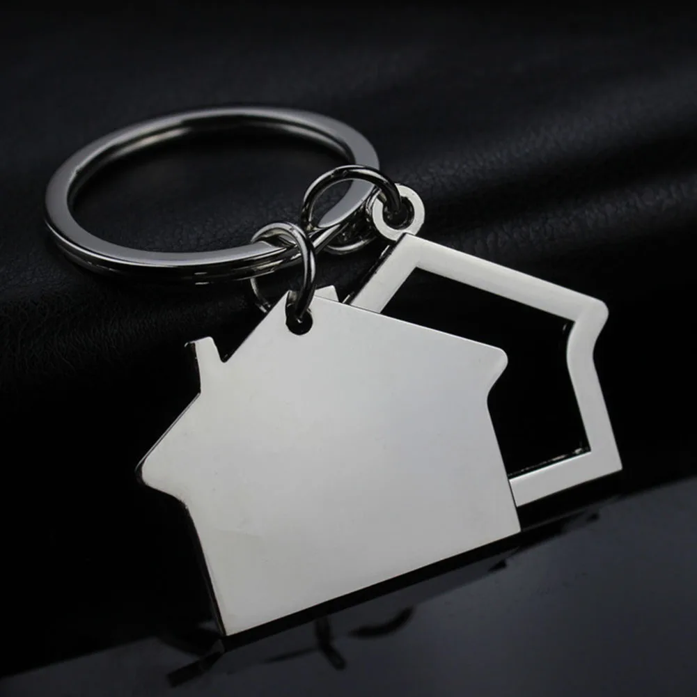 modern house home keychain key chain keyring cabin small house hanging pendant keyring key holder keychain bag purse decor free global shipping