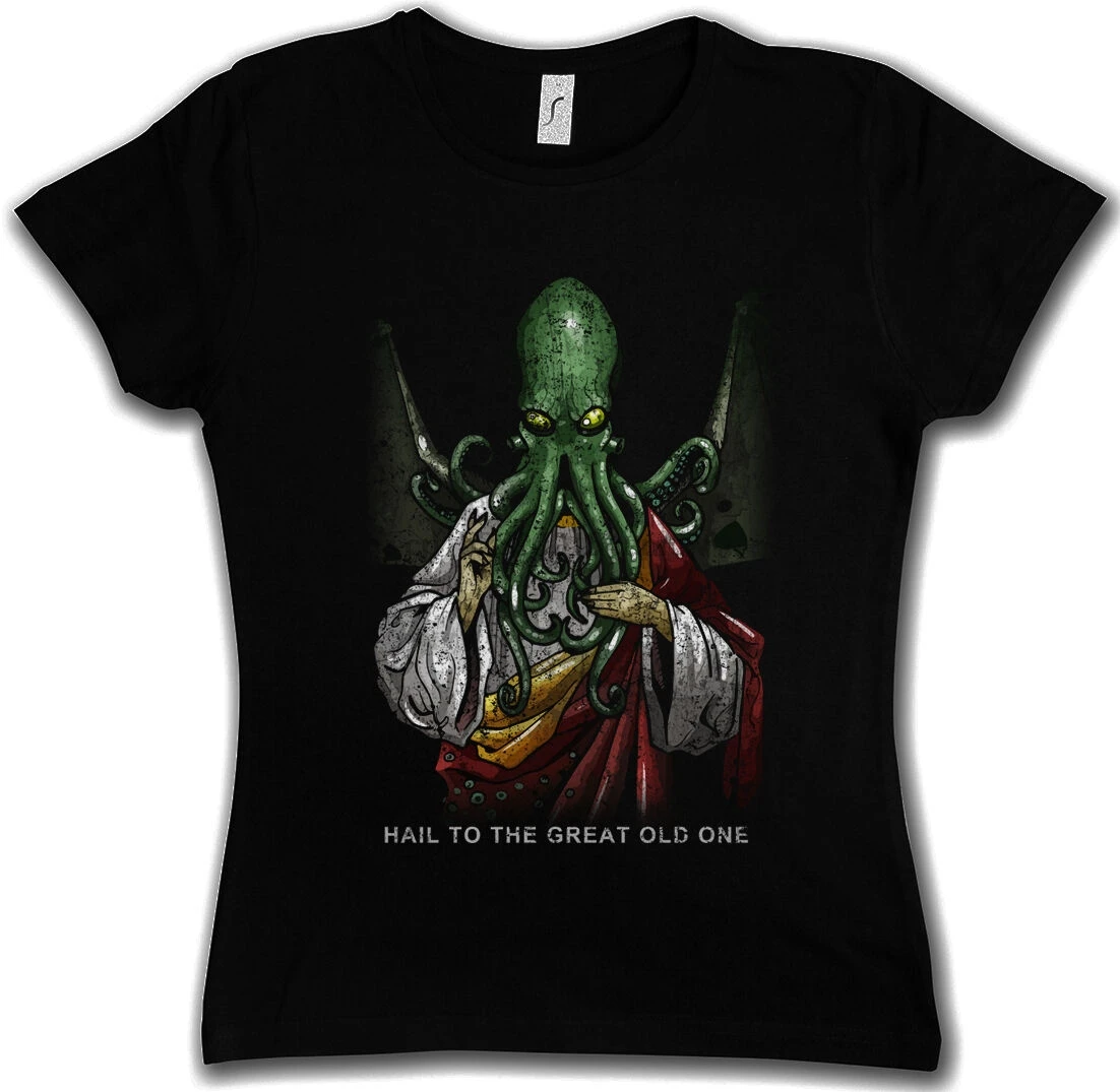 ГРАД CTHULHU женская футболка войн ужас Аркхэм H. P. Миктонический Лавкрафт данвич |