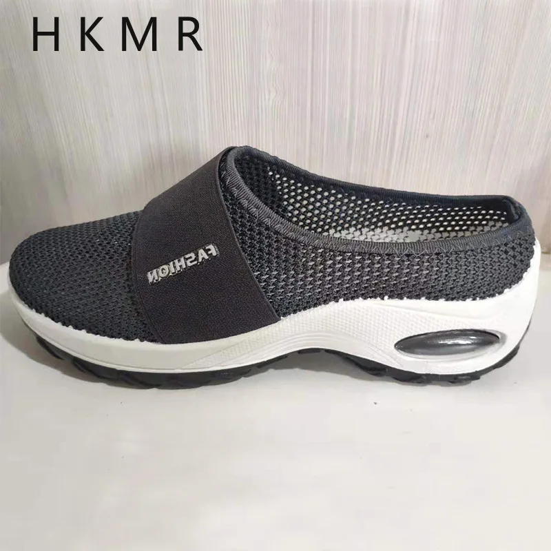 

New Women Shoes Casual Increase Cushion Sandals Non-slip Platform Sandal for Women Breathable Mesh Outdoor Walking Slippers 42