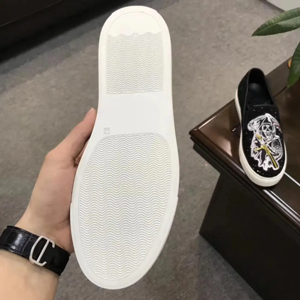

Germuss Handmade Fashion New Men Casual Shoes Men Sneakers Male Flats Slip On Mesh Loafers Breathable Men's driving Shoes