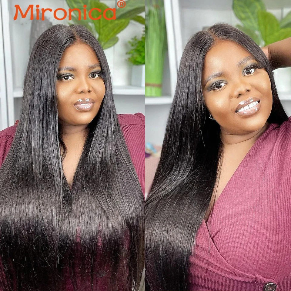 

Mironica Hair 613 Honey Blonde Color 100% Remy Brazilian Hair Straight T Lace Front Human Hair Wig 10-28 Inch For Black Women