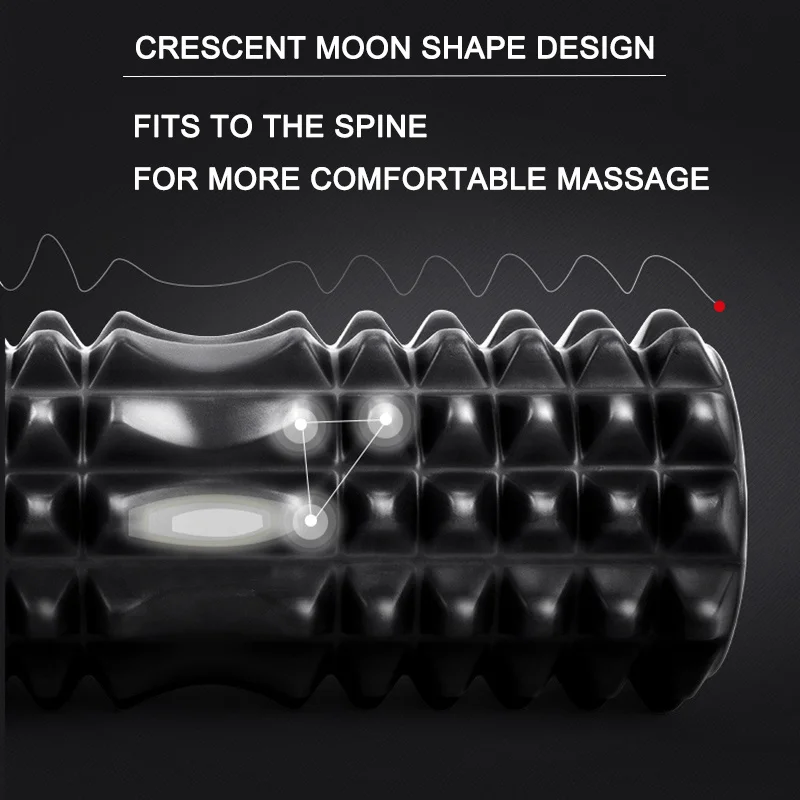33/45cm Yoga Column Blocks Foam Roller Muscle Training Massage Fitness Equipment Pilates Gym Exercises Hollow Relaxation - купить по