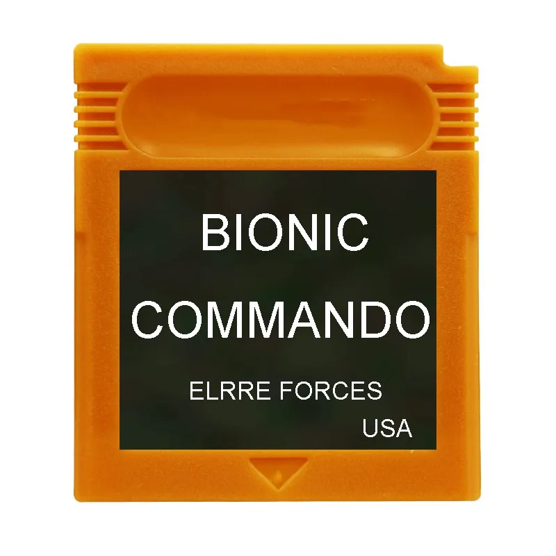 16 битный картридж для видеоигр консольная Карта Bionic commando elithe Force на английском