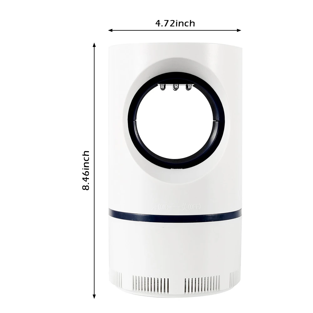 Светодиодная УФ-лампа-ловушка для комаров ночсветильник ловушка насекомых Жуков