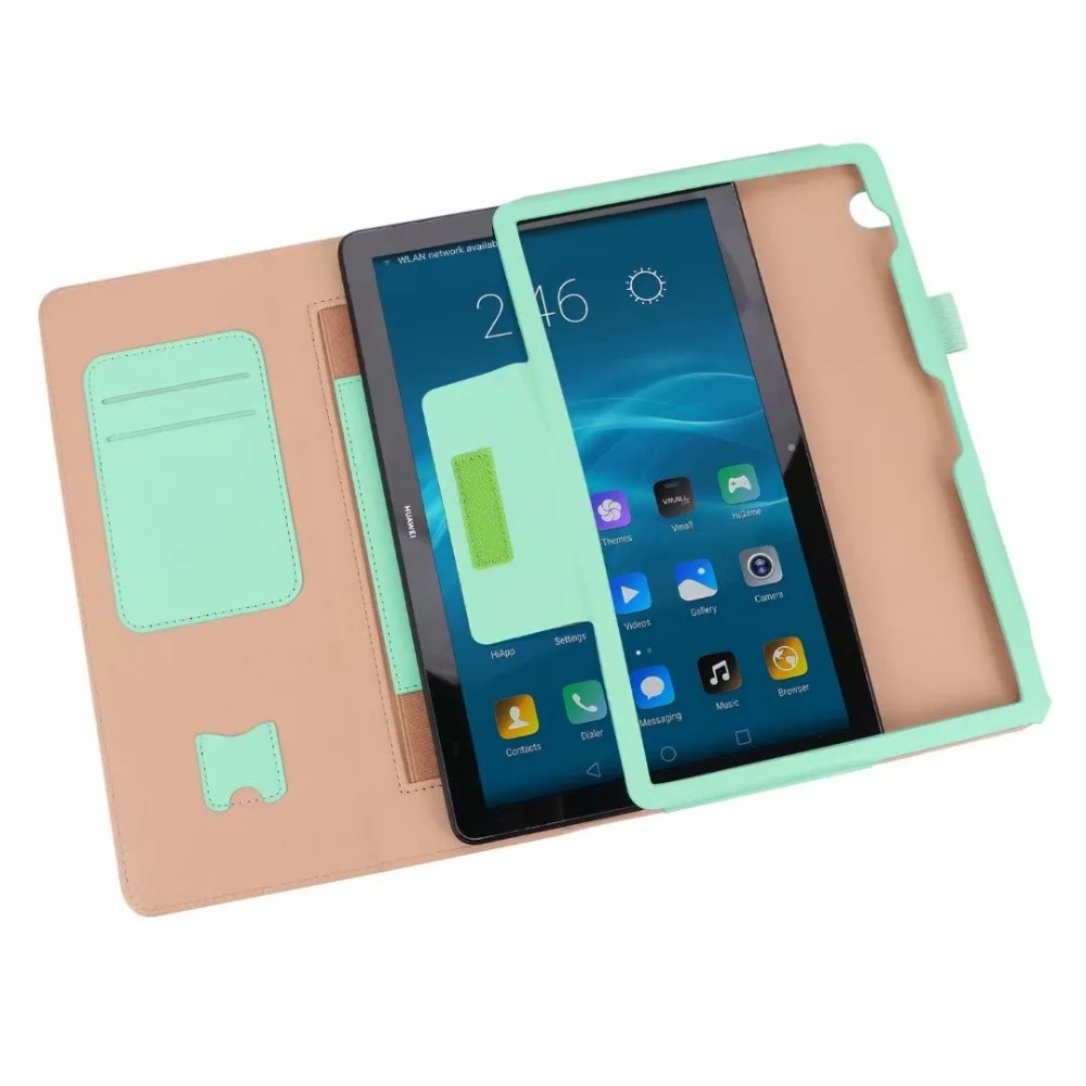 Чехол для планшета из искусственной кожи для huawei MediaPad T5 10 AGS2-L09/L03/W09/W19 10,1 дюймов чехол для планшета Funda+ ручка