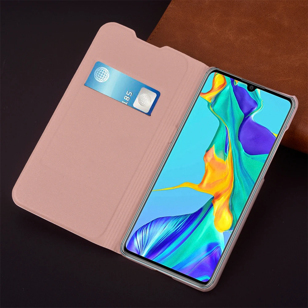 Чехол раскладушка кожаный бумажник чехол для P20 P30 Pro P9 Y6 Prime 2018 Y7 Y9 P Smart 2019 Honor 10i 20i