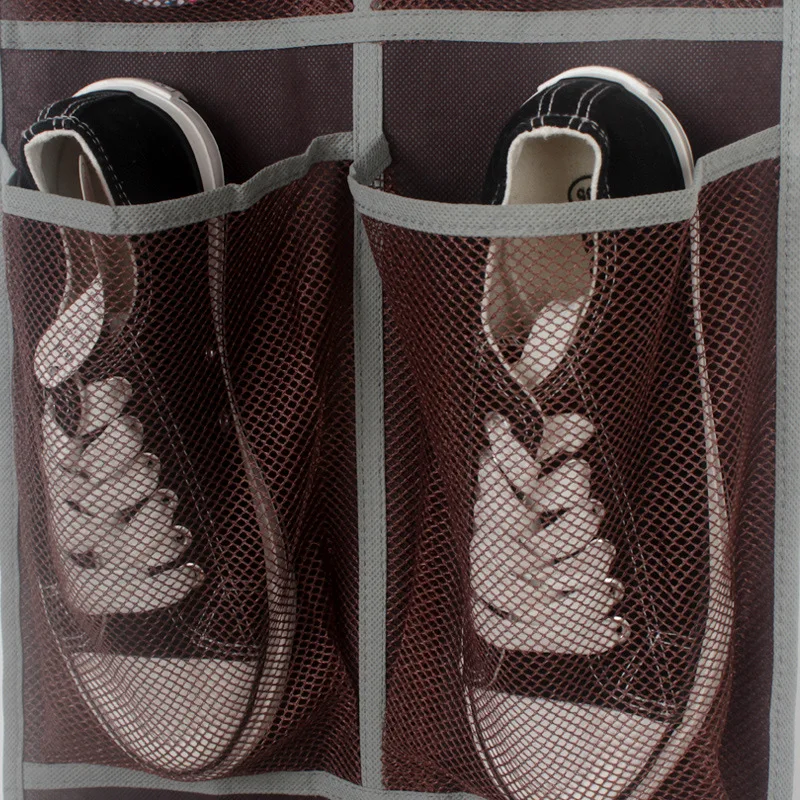 Горячие двери висячие 12 Сетки нетканого материала хранения сумки Висячие обувь