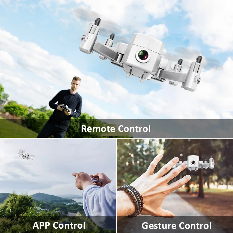 Мини Радиоуправляемый Дрон WiFi FPV 720P камера Дрон вертолет камера HD складной Радиоуправляемый квадрокоптер 2,4G оптическое позиционирование потока Квадрокоптер