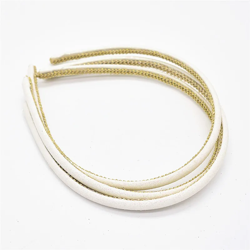 Повязка на голову женская с блестками милый обруч конфетных цветов аксессуар для