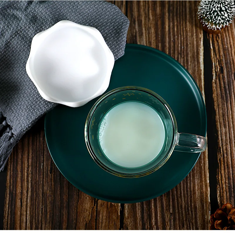 300 мл стакан для рождественской елки с двойными стенками и силиконовой крышкой