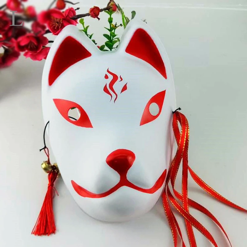 Аниме маска демон убийца лиса маски японской половина котенка забавная мордашка