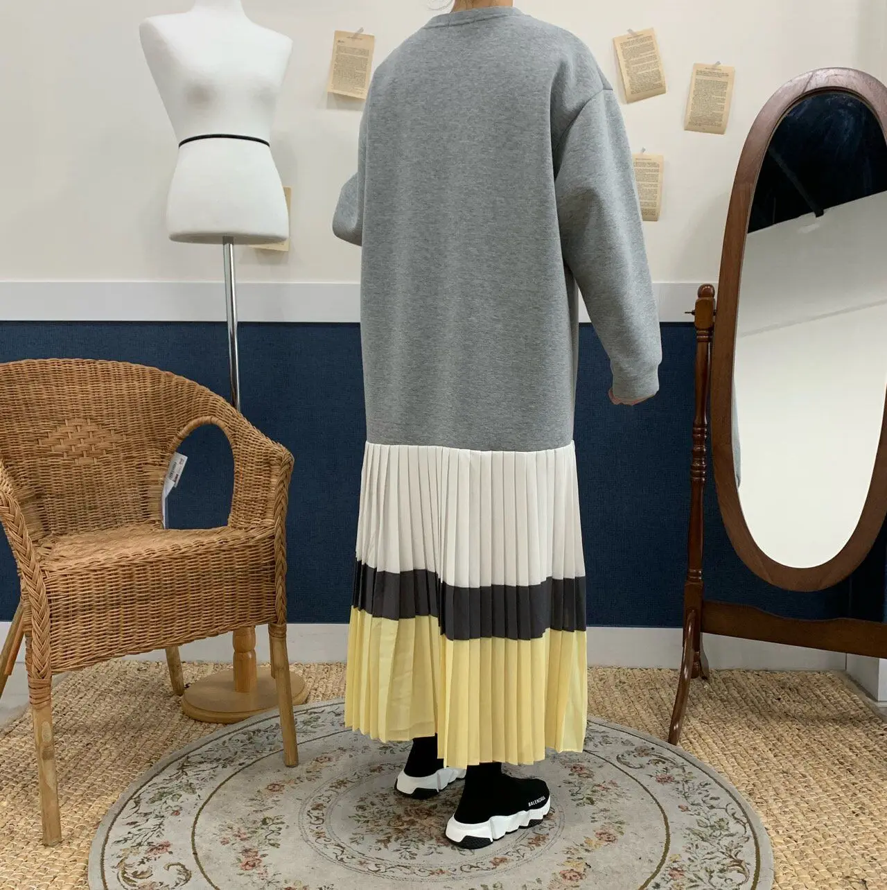RUGOD Chic зима женское платье элегантный сплошной круглый вырез горловины прямые дамские платья свободного покроя vestido модное Утепленное зимнее платье