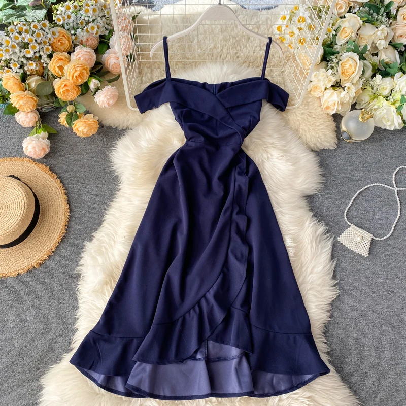 ZQLZ летнее сексуальное платье 2021 Новинка без бретелек рукавов винтажные Vestidos Mujer