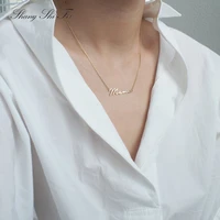 exquisite letter necklace handwritten mother necklace outdoor waterproof mother necklace stainless steel jewelry mothers day gi