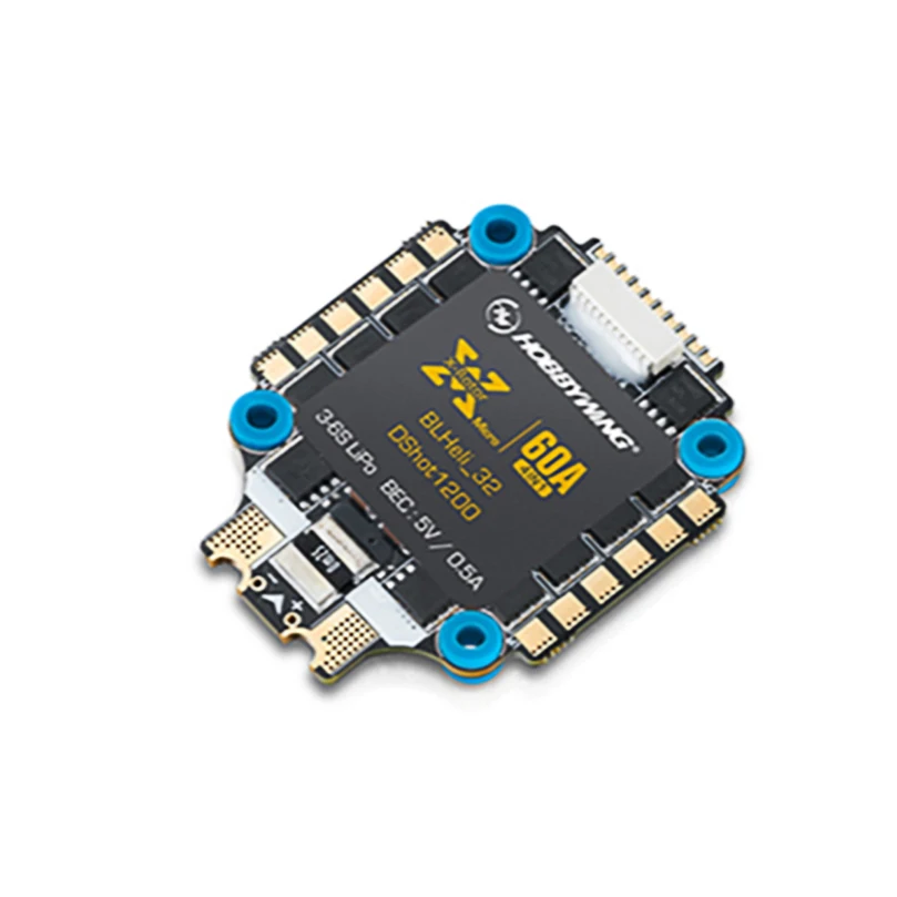 Hobbywing XRotor Micro 60A 4in1 BLHeli32 3-6S ESC for FPV RC Racing Drone Quadcopter DIY Multicopter 30.5*30.5 | Игрушки и хобби