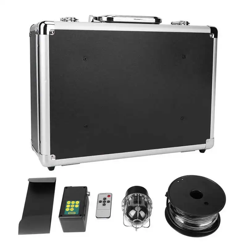 Pаспродажа Камера для подводной рыбалки с монитором для рыбалки, Подводная Водонепроницаемая камера для рыбалки на тонкопленочных транзисторах 20 м, у...