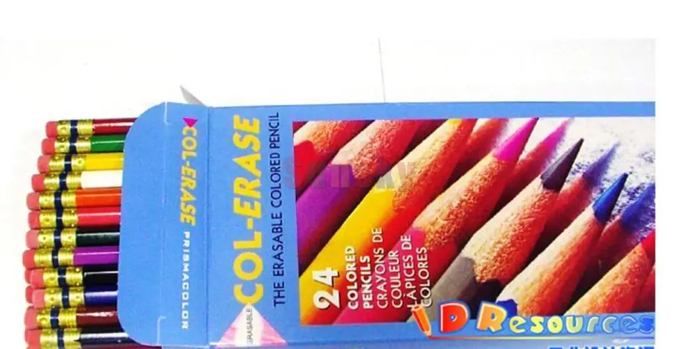 24 цвета комикс цветной карандаш со стирающимися чернилами Санфорд prismacolor lapis