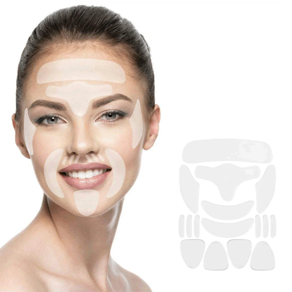 

16/11/3/pcs Face Forehead Lift Pads Reusable Silicone Anti-wrinkle Patch for Facial Patches Wrinkle Remover Strips Skin Lift Up