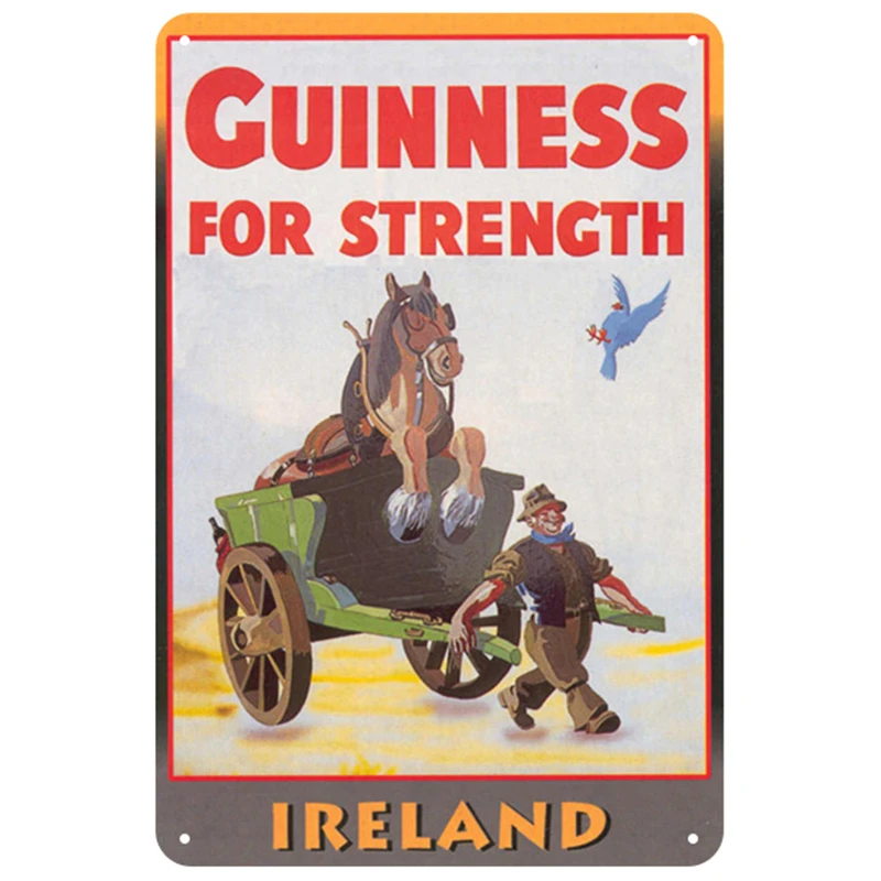 Guinness табличка, металлическая винтажная жестяная вывеска, булавка, потертый шик, Декор, винтажные металлические знаки, украшение для бара, металлический плакат для паба, металлическая пластина - Цвет: 24