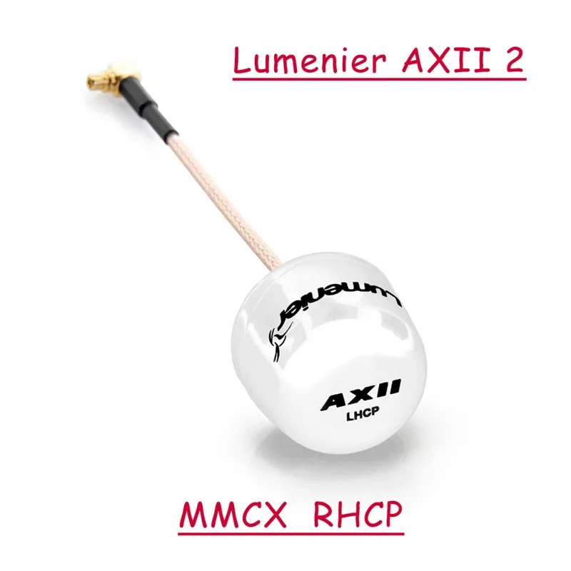 Lumenier AXII 2 5,8 GHz 2.2dBi усиление FPV Антенна MMCX/Прямая MMCX/U. FL/угловая стебби/дальняя антенна SMA RC Drone Accs