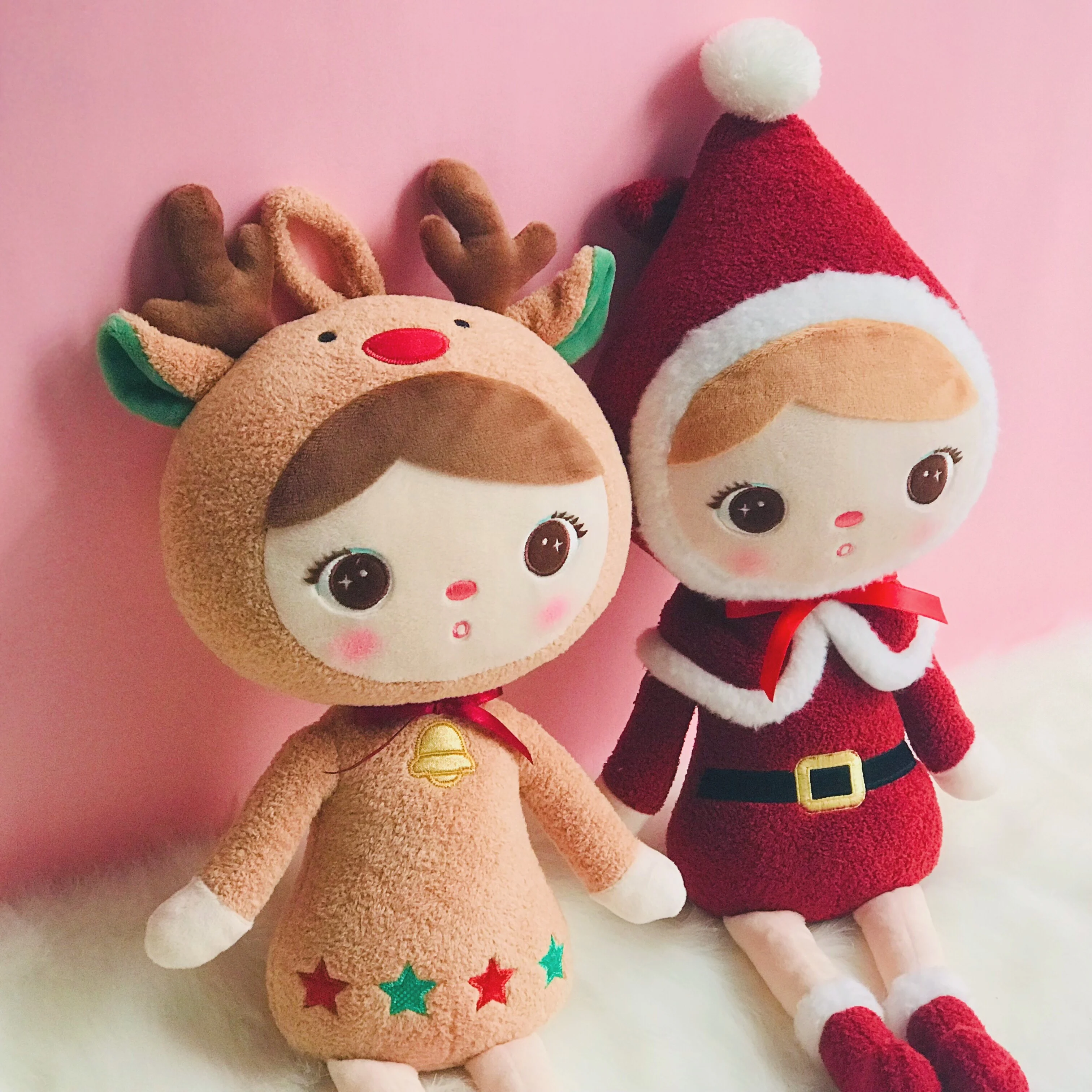 【Presale】плюшевые куклы игрушки для девочек мягкие малышей рождественские Keppel elk