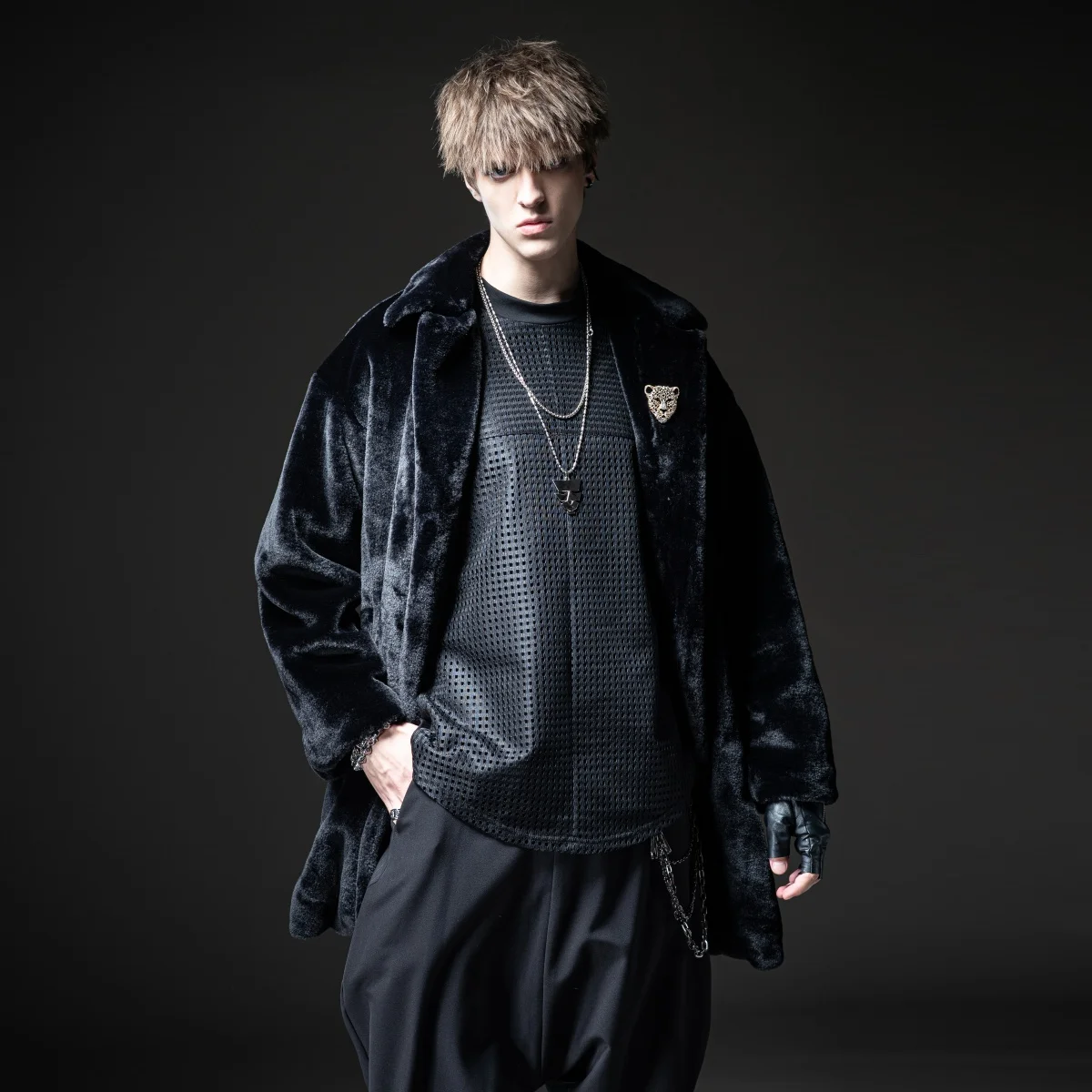 

Free Shipping PINLI New Fashion Black Design Male Men's Spring Dark All-match Cardigan Men's Coat Windbreaker Jacket BC203102141