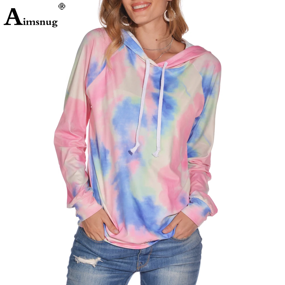 Aimsnug 2020 Женская Осенняя толстовка топы осенняя мода повседневная рубашка с