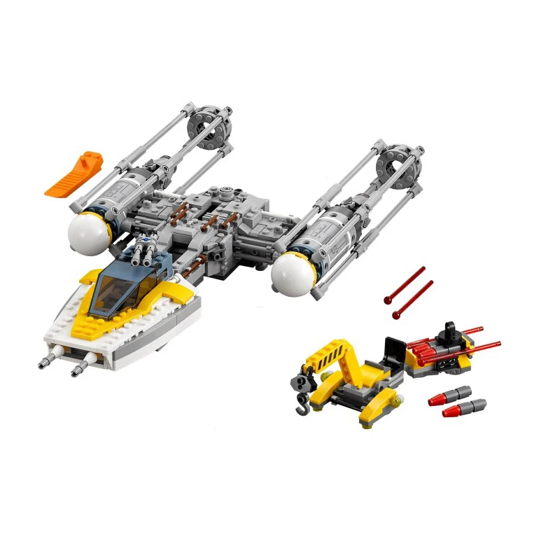 691 шт 05065 космическая звездная серия войны Y-Wing звездные истребители Вселенная фигурка модель строительные блоки Набор кирпичей игра детский подарок 75172