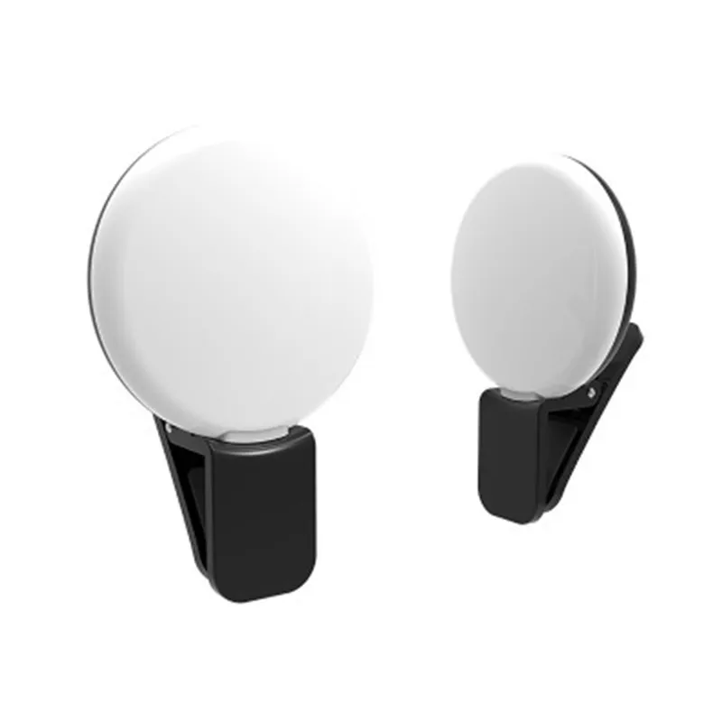 Mini Selfie Ring Light портативная светодиодная вспышка USB Клип Мобильный телефон для