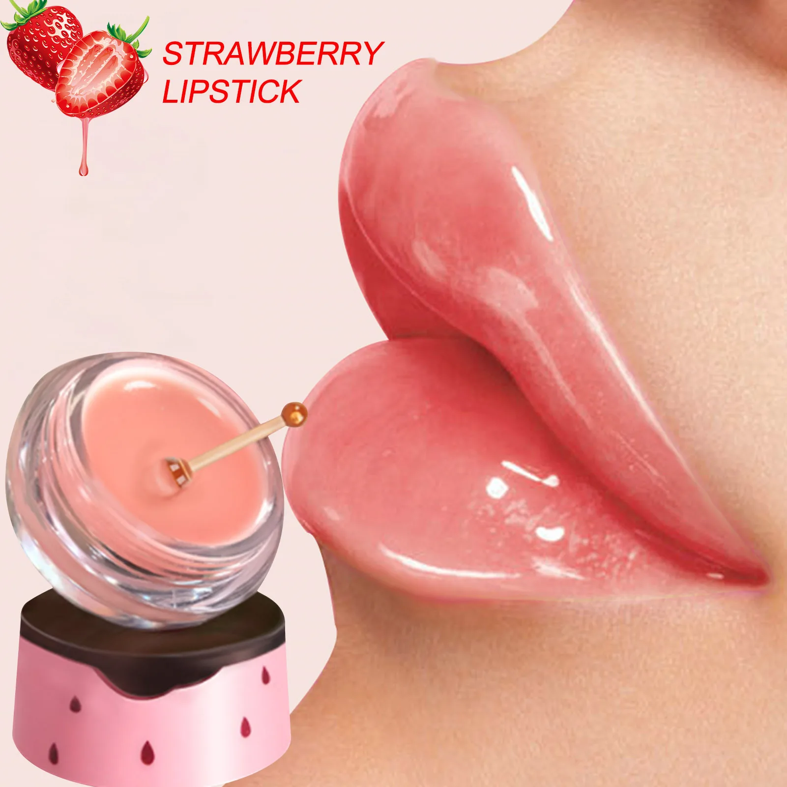 

Propolis Lip Balm Honey Pot Strawberry Moisturizing Hydrating Prevention Dry And Cracked Lip Scrubs Exfoliator Sleep Lip Mask