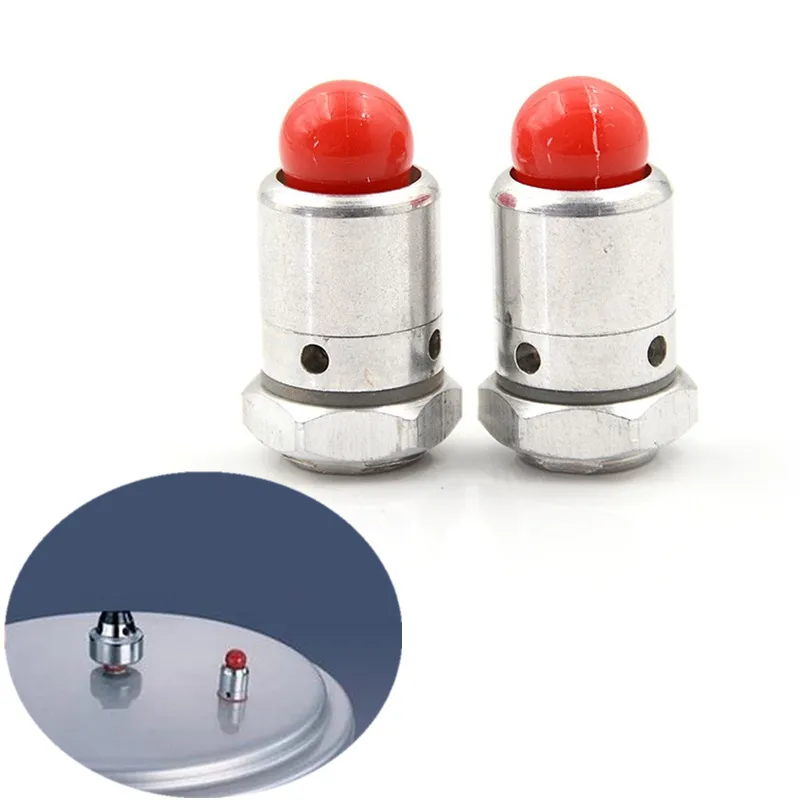 

Hot! Kitchen Replacement 3/8" Inch High Pressure Cooker Safety Valve Food Aluminum Limiting Valve Length 34mm