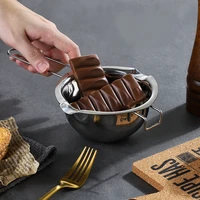 304 stainless steel chocolate melting cooking pot home cheese candy melter milk water bath pan heating container cookware