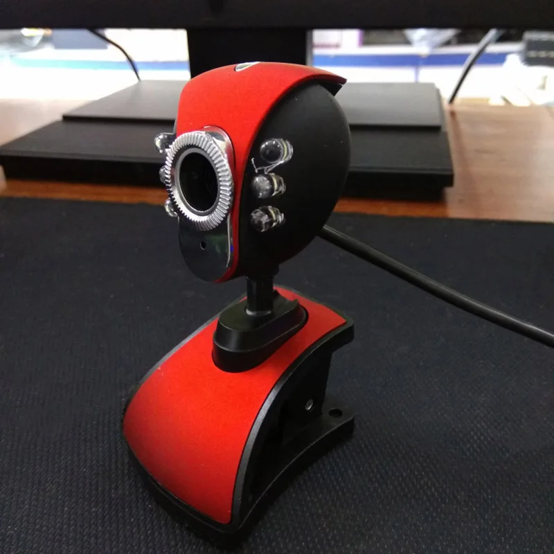 Веб камера TIOODRE с микрофоном USB 2 0 6 светодиодов|Видеорегистраторы| |
