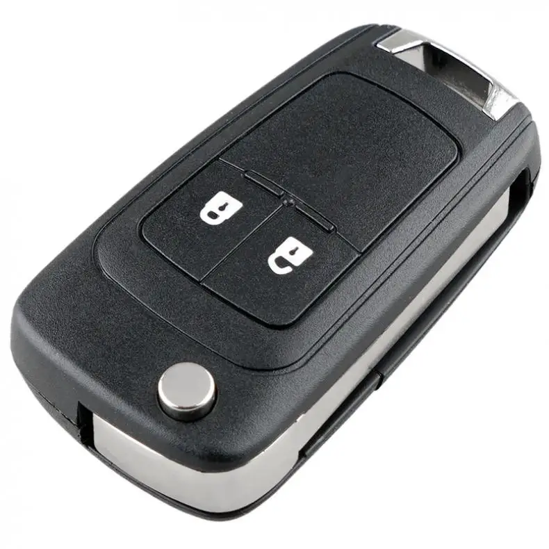 Чехол для автомобильного ключа с 2 кнопками сменный складной пульт