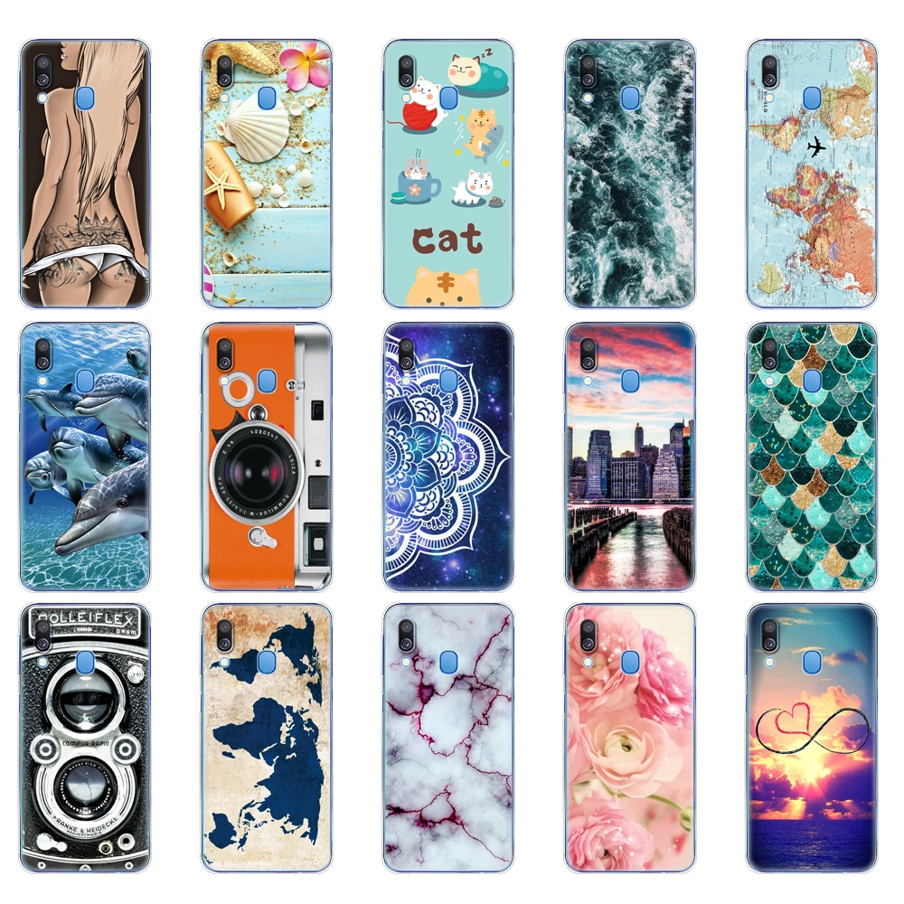 Чехол для Samsung A40 мягкий силиконовый чехол-накладка чехол Galaxy A405 SM-A405F A405F