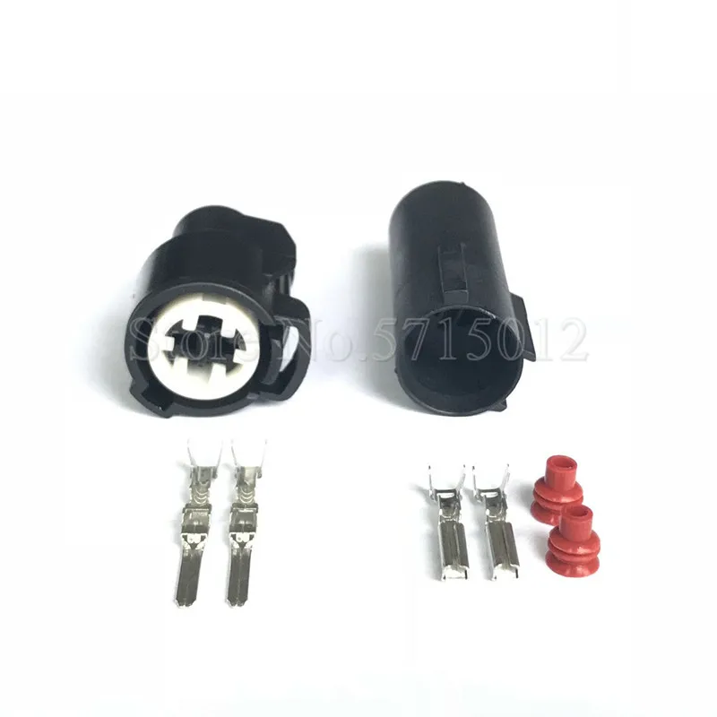2 Hole 6189-0156 Car Oil Pressure Switch Knock Sensor Plug Auto Cooling Fluid Sensor Connector For Honda Acura VTEC