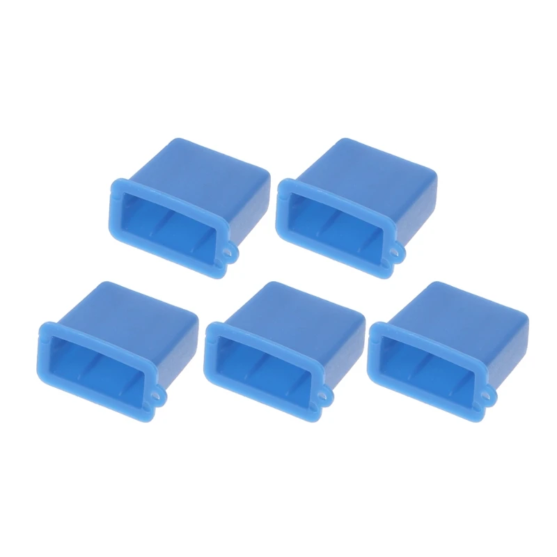 

5Pcs USB Type A Male Anti-Dust Plug Stopper Cap Cover Protector