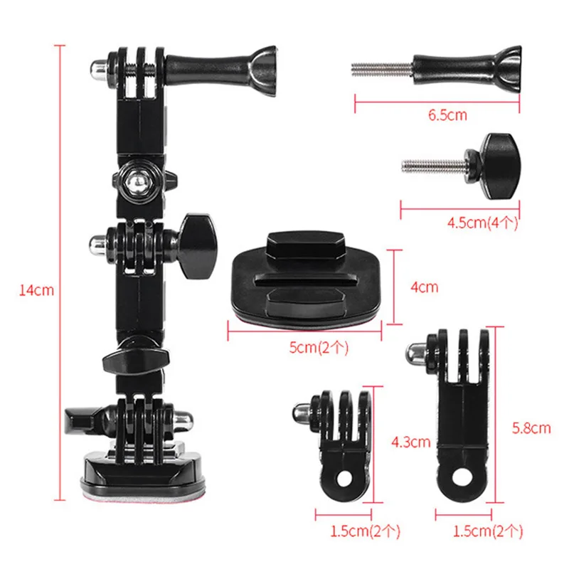 Кронштейн для камера на мотоциклетный шлем GoPro 8 7 6 5 4 3 аксессуары экшн-камер |