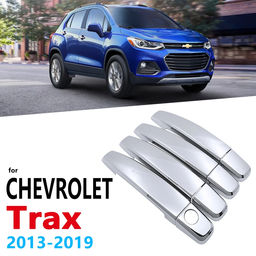 Хромированная накладка на ручки для Chevrolet модель Holden Trax Tracker 2013 ~ 2019 автомобильные