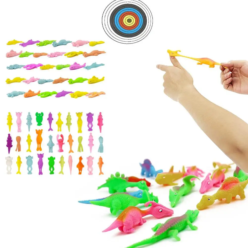 30 шт. катапульта с животными милая фотография вечерние веселая игрушка-эспандер