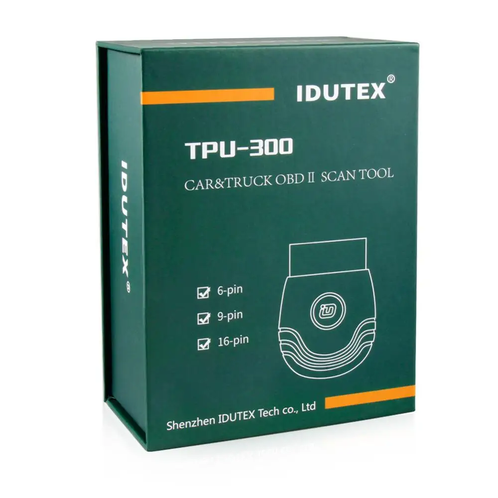 Диагностический инструмент для грузовиков IDUTEX TPU 300 2021 OBD2 EOBD сканер Bluetooth 12 В/24 В