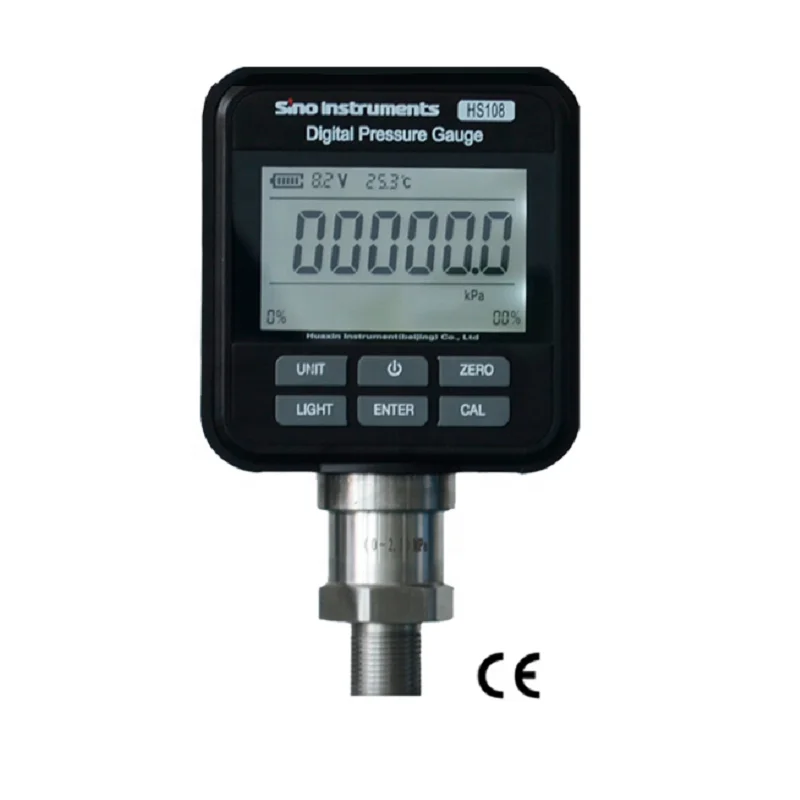 

HS108 Digital Pressure Gauge Manometer Vacuum Pressure Range 0-1000bar 0-2500bar