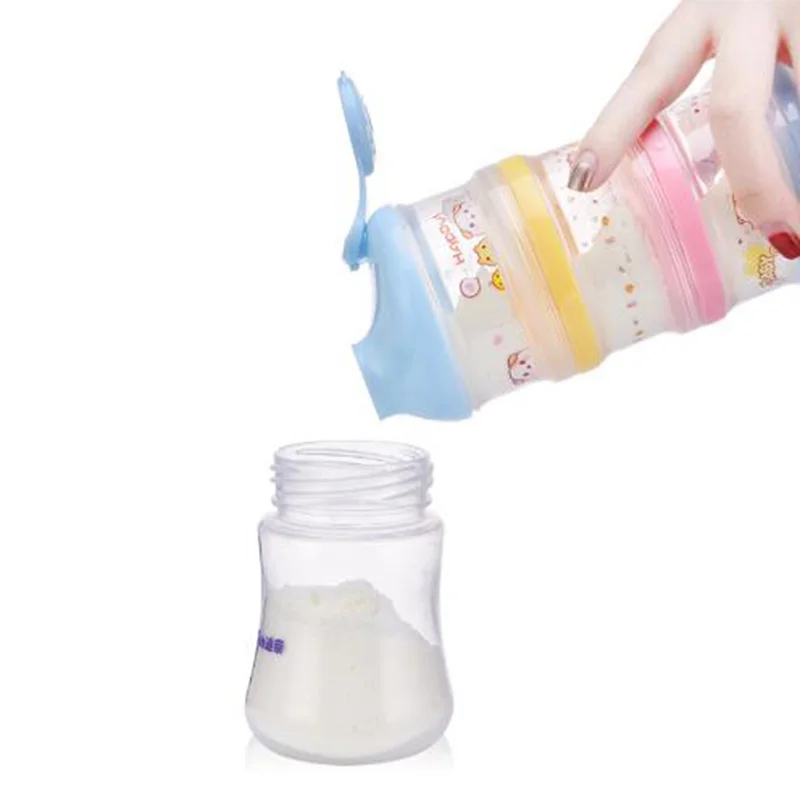 4 слоя портативная детская коробка для хранения еды эфирные хлопья мультфильм