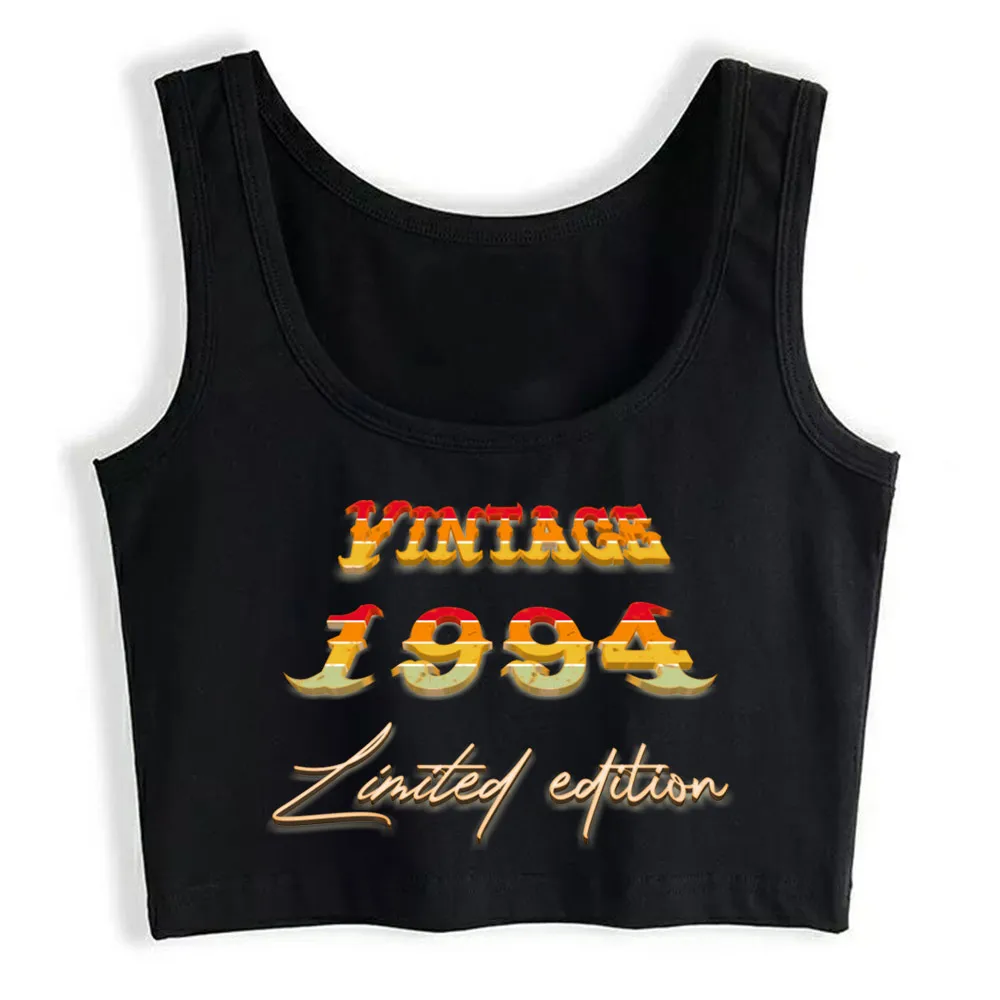 

Crop Top Women Wave Vintage 1994 Birthday Gift Idea Harajuku Tank Top Women Anime Women Clothes