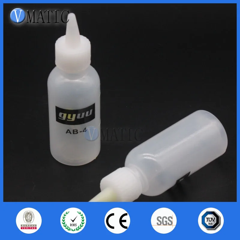 

Free Shipping Quality Plastic Glue Dispensing Needle Bottle 50ml/cc With Blunt Tip Fill Needle 1 Inch X 18G