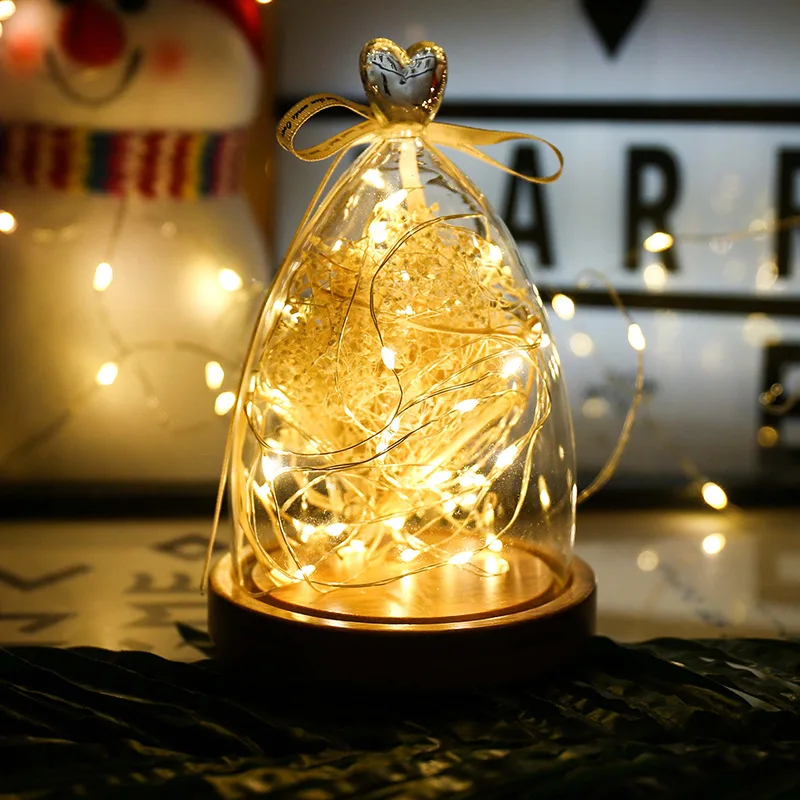 

1m 2m 3m 5m Fairy String Lights Cabinet Light Copper Silver Wire Waterproof Indoor Bedroom Bookcase Holiday Christmas Decoration